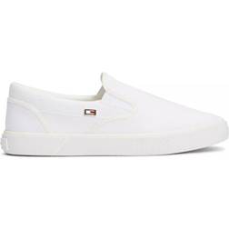 Tommy Hilfiger Enamel Flag Slip-On Canvas W - White