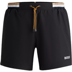 HUGO BOSS Isle Swim Shorts - Black