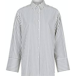 Neo Noir Dita Stripe Shirt - Cream