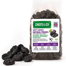 CHEFS & CO Pitted Soft Dried Natural Prunes 750g 1pack