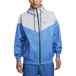 Nike Men's Sportswear Windrunner Hooded Jacket - Star Blue/Wolf Grey