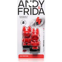 Mr&Mrs Fragrance & Andy & Frida Red Luxury Luftfräschare För Bil 1 St