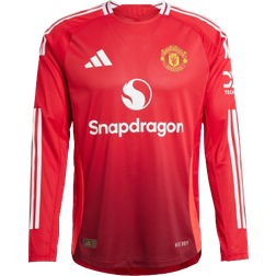 adidas Men Manchester United 24/25 Long Sleeve Home Authentic Jersey