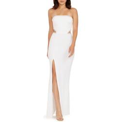 Dress The Population Ariana Gown - White/Silver