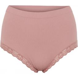 Tim & Simonsen Feline Rib Midi Panties - Antique Pink