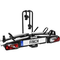 Eufab Porte-vélos 2 Vélos Basculant Et Pliable Finch Noir