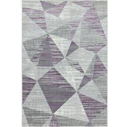 Block Angles Grey, Purple 120x170cm