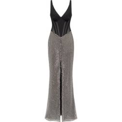 Milla Corset Maxi Dress - Smoky Quartz