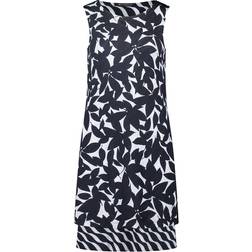 Betty Barclay Jersey Dress - Dark Blue/White