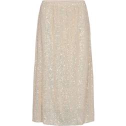 Liberté Paige Skirt - Cream Sequins