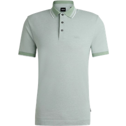 BOSS H-Prout 141 Pique Polo Shirt - Light Green