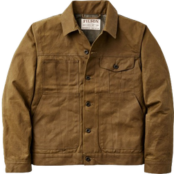 Filson Tin Cloth Short Lined Cruiser Jacket - Dark Tan