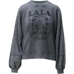 Lala Berlin Ipali Sweatshirt - Love Never Fails Black