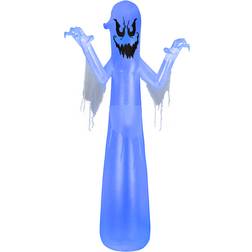 Gemmy Inflatable Decorations Halloween Spooky Ghost with Flickering Led Light white