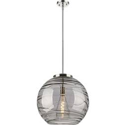 Innovations Lighting Athens Deco Swirl Polished Nickel Pendant Lamp 18"