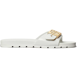 Tory Burch Buckle Slide - White