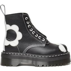 Dr. Martens Sinclair Flower Pisa - Black/Optical White