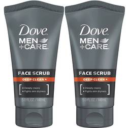 Dove Men+Care Deep Clean+ Face Scrub 148ml 2-pack