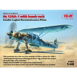 ICM Hs 126A 1 with Bomb Rack 1:48