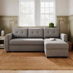 Dunelm Barker Grey Sofa 215cm 3 Seater