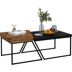 Homcom Industrial Design wood/Black Soffbord 60x80cm