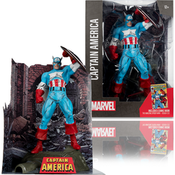 Marvel Mcfarlane Toys Captain America The Amazing Spider-Man #323 1:6Th Scale Posed Figure