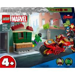 LEGO Marvel Iron Man with Bike & The Hulk 76287