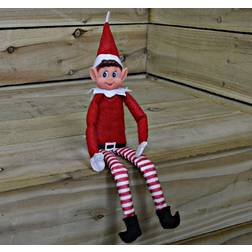 PMS Pack of 2 Elf Plush With Vinyl Face Christmas Stocking Fillers