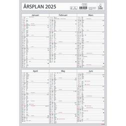 Burde Wall calendar Annual Plan 2025