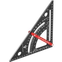 Stahlwerk Angle Triangle with Stop Metric Aluminum Protractor Equerre