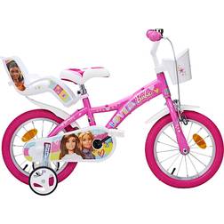 Dino Barbie pigecykel 14" lyserød På lager i butik