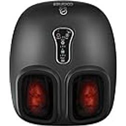 Comfier Fußmassagegerät mit Wärme Vibration und Luftkompression, Shiatsu Fussmassagegerät Elektrisch Fussmassage für Plantarfasziitis und Schmerzlinderung, bis Schuhgröße 47,Geschenke