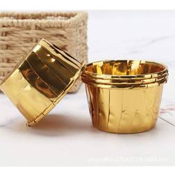 Shein Gold Cupcake Wrappers Party Muffin Case 2.6 cm
