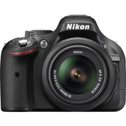 Nikon D5200 24.1 MP CMOS Digital SLR with 18-55mm f/3.5-5.6 AF-S DX VR Zoom Lens Black Discontinued by Manufacturer