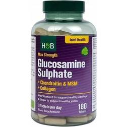 Holland & Barrett Max Strength Glukosamine Sulfat Kondroitin MSM Kollagen