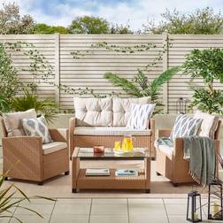 Furniturebox Furniturebox Tucson Beige Outdoor Lounge Set