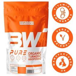 Bodybuilding Warehouse Pure organic turmeric curcumin & bioperine 120 veggie capsules 510mg