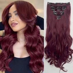 Shein Clip In Synthetic Hair Extensions Long Wavy