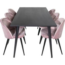 Larrinzar Black Bordsgrupp 90x180cm