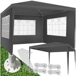 tectake Gazebo Baraban 3 x 3 m - Grigio
