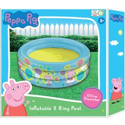 Peppa Pig Inflatable 3 Pool Blue