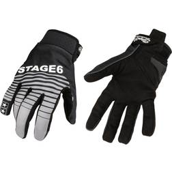 Stage6 Motorrad Handschuhe Stage6 Street Pure Schwarz Grau
