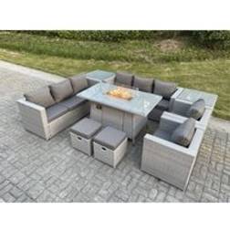 Fimous Light Pit Garden Outdoor Lounge Set