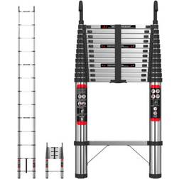 Dayplus Pro. portable heavy duty multi-purpose stainless telescopic ladder extendable