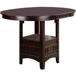 Benjara Counter Height Brown Bar Table 42x42"