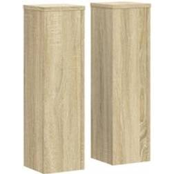 vidaXL Plant Stand 2pcs Sonoma Oak Engineered Wood