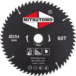 Mitsutomo Sågklinga Cirkelsåg 254x30 mm 60T