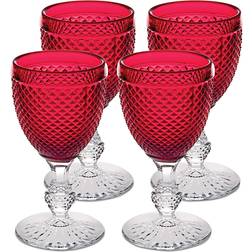 Vista Alegre Bicos Bicolor Goblet Red Wine Glass 28cl 4pcs