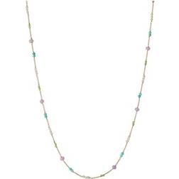 Pernille Corydon Sea Color Necklace - Gold/Multicolour
