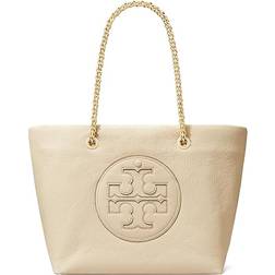 Tory Burch Ella Patent Chain ​​Tote - Oats